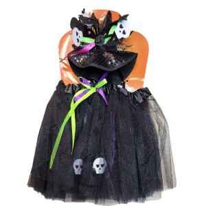 Σετ Αμφίεσης Μάγισσα Νεκροκεφαλές Carnavalista 232667
