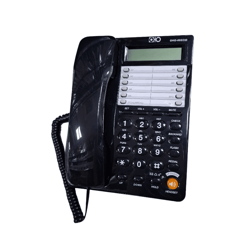 Telefono fisso cablato - OHO-092 - 300757 - Nero