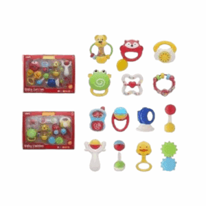 Σετ βρεφικές κουδουνίστρες & μασητικά - 8pcs - 628H-5 - 305213