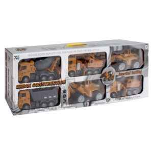 Set di veicoli da lavoro - 6 pezzi - XLQ-6C - 305218