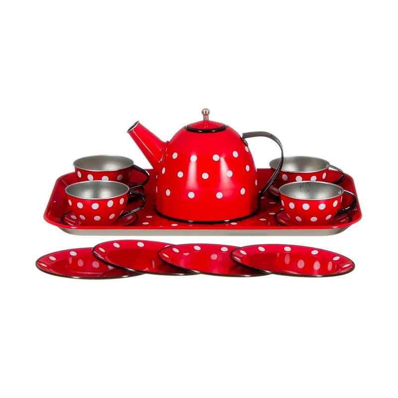 Set da tè per bambini in acciaio inox - 966-D32 - 308296