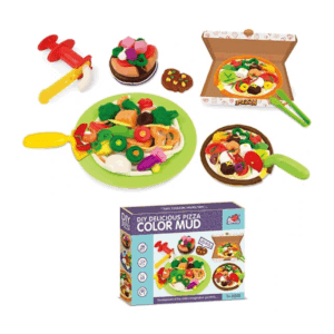 Set di costruzioni fai-da-te con plastilina - Delicious Pizza - 5838-43 - 310402