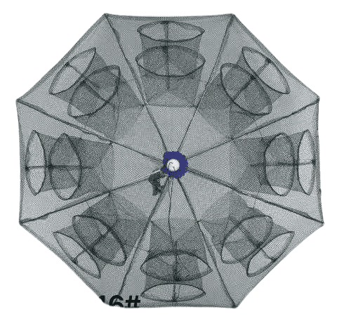 Trappola da pesca pieghevole - Kiourtos con 16 ingressi - 31354
