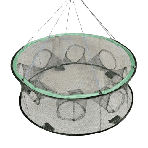 Trappola da pesca pieghevole - Kourtis con 21 ingressi - 70x52cm - 831383