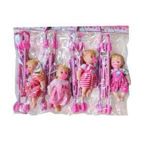 Παιδικό καροτσάκι με κούκλα - XT417 - 316337