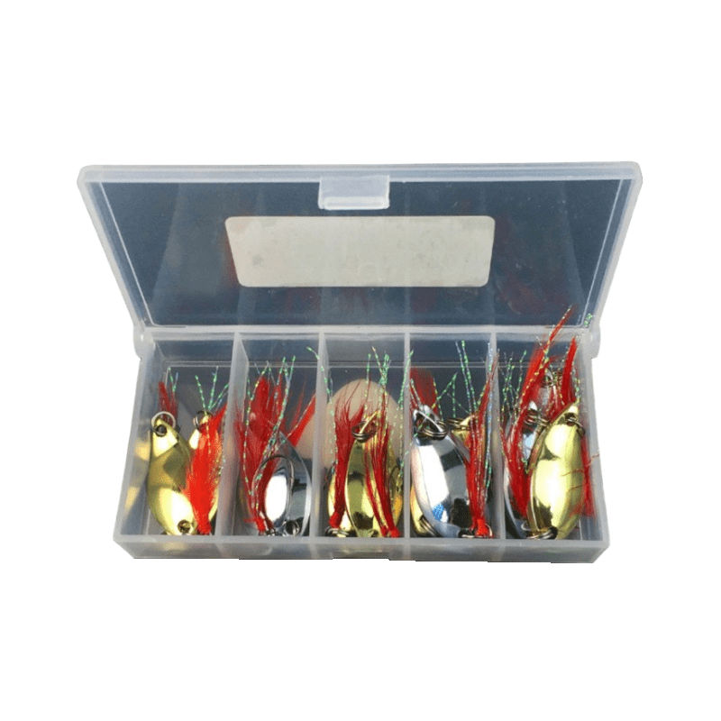 Set di esche da pesca in custodia - 13 pezzi - 831812