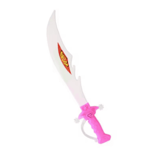 Spada luminosa LED per bambini - 5139B - 347465 - Rosa