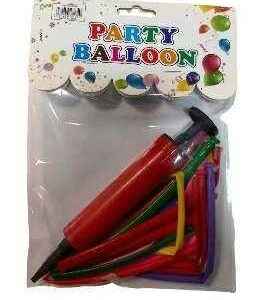 Σετ μπαλόνια μοντελισμού με τρόμπα - 024018