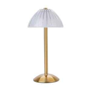 Επαναφορτιζόμενο επιτραπέζιο φωτιστικό LED - 43-6 - 430149 - Gold