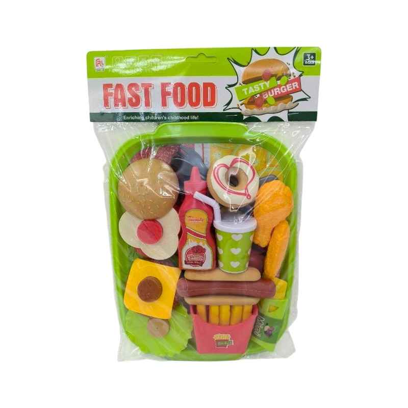 Παιδικό σετ Fast Food - 24pcs - 6629-1 - 502184