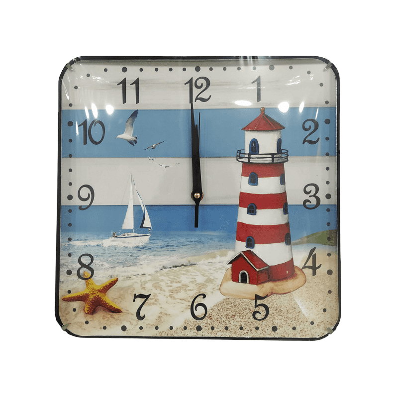 Orologio da parete - FHS-235-33 - 505145 - Blu/Rosso