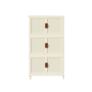 Folding wheeled storage wardrobe 3 levels - 10703 - 521223