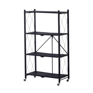 Scaffale metallico a 4 livelli con ruote - 1012 - 521971