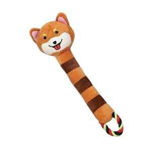 Λούτρινο παιχνίδι σκύλου ζωάκι με σχοινί - 38cm - 550833