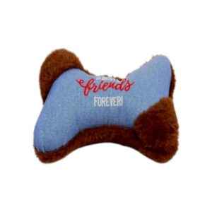 Λούτρινο παιχνίδι σκύλου κόκκαλο - 23x14cm - 550859