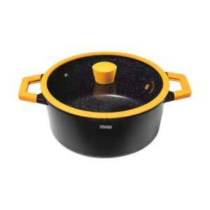 Κατσαρόλα αντικολλητική - 7L - CA002-B28-Black - DSP - 563400