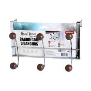 Μεταλλική κρεμάστρα πόρτας 3 θέσεων - 57604