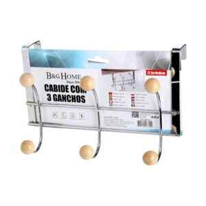 Μεταλλική κρεμάστρα πόρτας 3 θέσεων - 57610