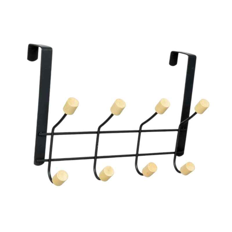 Μεταλλική κρεμάστρα πόρτας 4 θέσεων - 57882