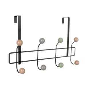 Μεταλλική κρεμάστρα πόρτας 4 θέσεων - 57903