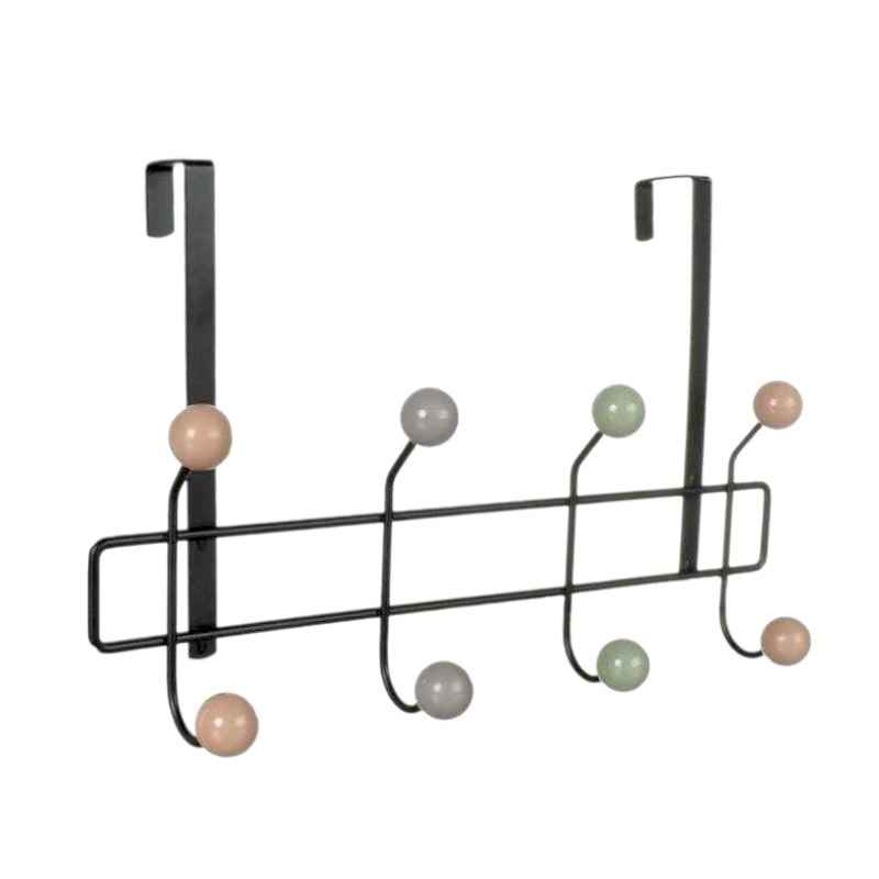 Μεταλλική κρεμάστρα πόρτας 4 θέσεων - 57903