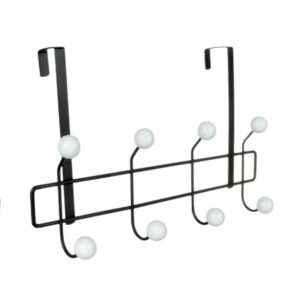 Μεταλλική κρεμάστρα πόρτας 4 θέσεων - 57906