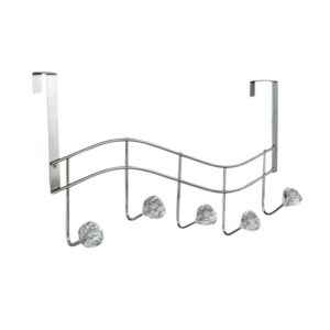 Μεταλλική κρεμάστρα πόρτας 5 θέσεων - 57910