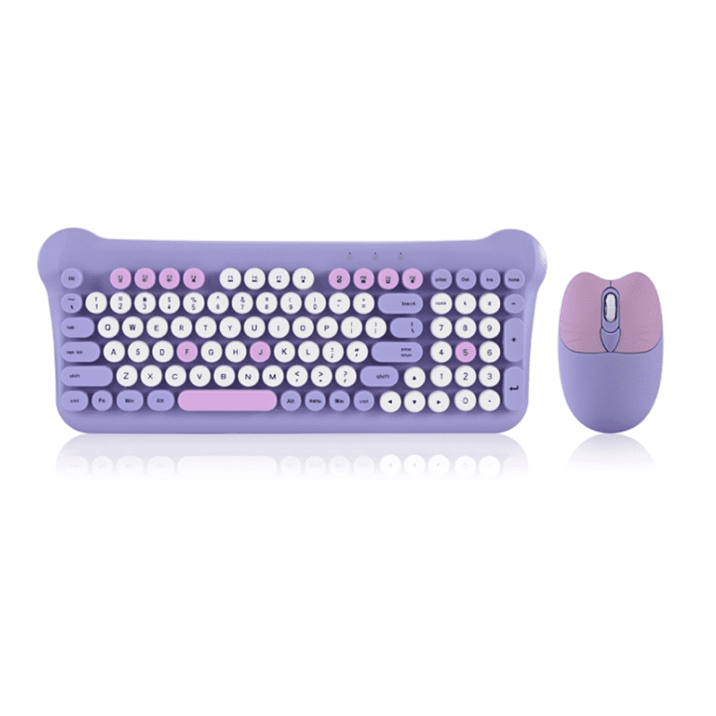 Tastiera e mouse wireless per PC - AS212 - AOAS - 655006 - Viola