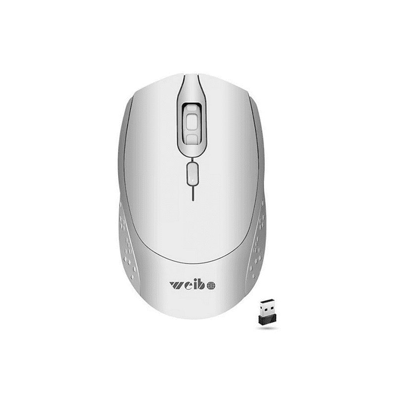 Mouse wireless per PC - RF6400 - Weibo - 656409 - Bianco