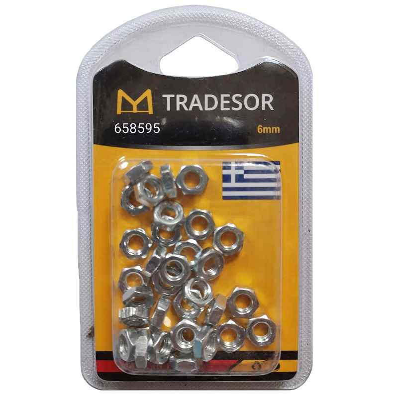 Set da 30 pezzi - Dadi - 6mm - 658595