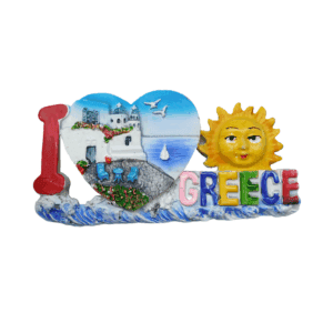 Tουριστικό μαγνητάκι Souvenir – Σετ 12pcs - Resin Magnet - Greece - 678022