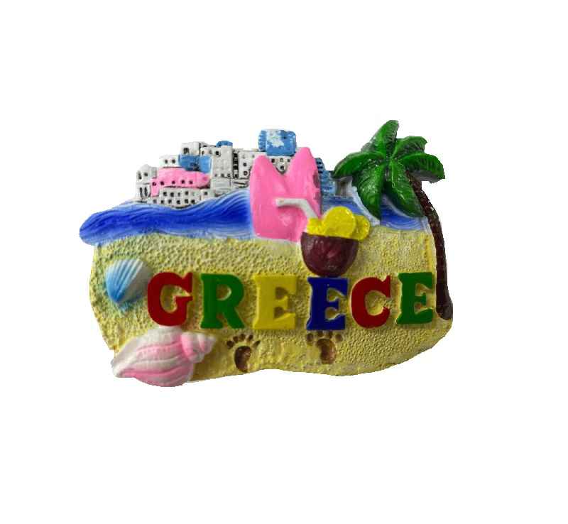 Tουριστικό μαγνητάκι Souvenir – Σετ 12pcs - Resin Magnet - Greece - 678064