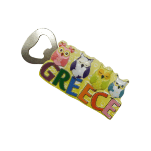 Tουριστικό μαγνητάκι Souvenir - Ανοιχτήρι - Σετ 12pcs - Resin Magnet - Greece - 678069