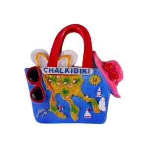 Tουριστικό μαγνητάκι Souvenir – Σετ 12pcs - Chalkidiki - 678085