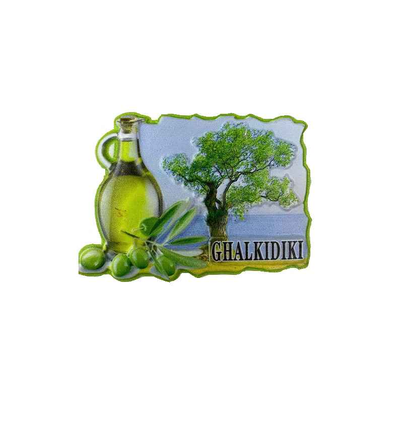 Tουριστικό μαγνητάκι Souvenir – Σετ 12pcs - Resin Magnet - Chalkidiki - 678092