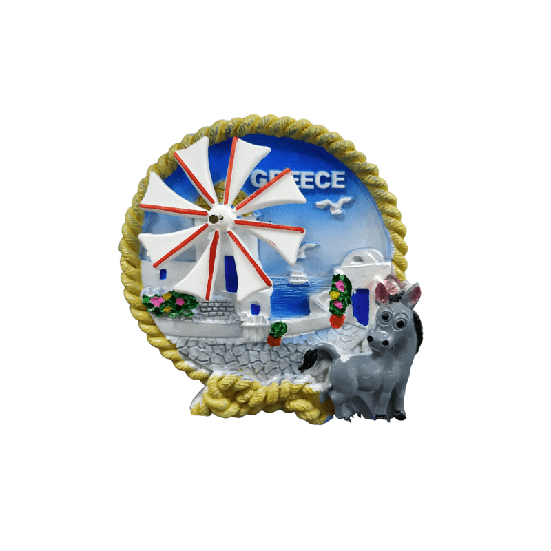 Tουριστικό μαγνητάκι Souvenir – Σετ 12pcs - Resin Magnet - Greece - 678181