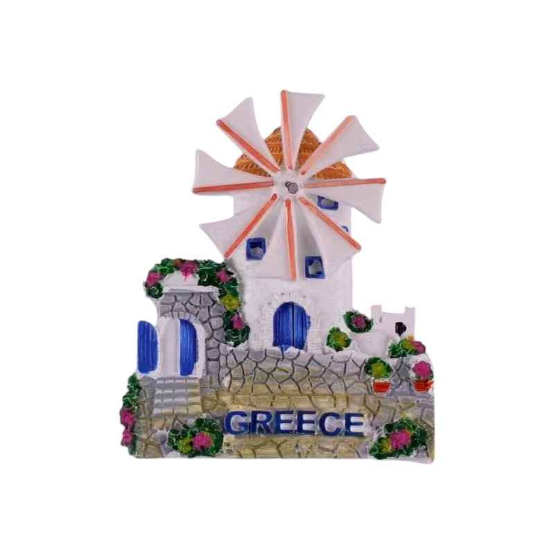 Magnetino turistico Souvenir – Set 12 pezzi - Magneti in resina - Grecia - 678189