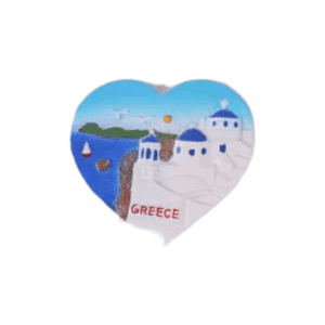 Magnet turistico Souvenir – Set 12 pezzi - Magneti in resina - Grecia - 678377