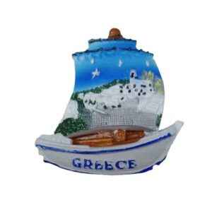 Magnet turistico Souvenir – Set 12 pezzi - Magneti in resina - Grecia - 678381