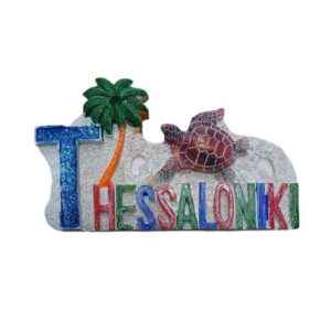 Tουριστικό μαγνητάκι Souvenir - Σετ 12pcs - Resin Magnet - Thessaloniki - 678386