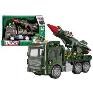 Στρατιωτικό Όχημα Ελεύθερης Κατεύθυνσης με φως + Μουσική 21x14x9cm ToyMarkt 913635