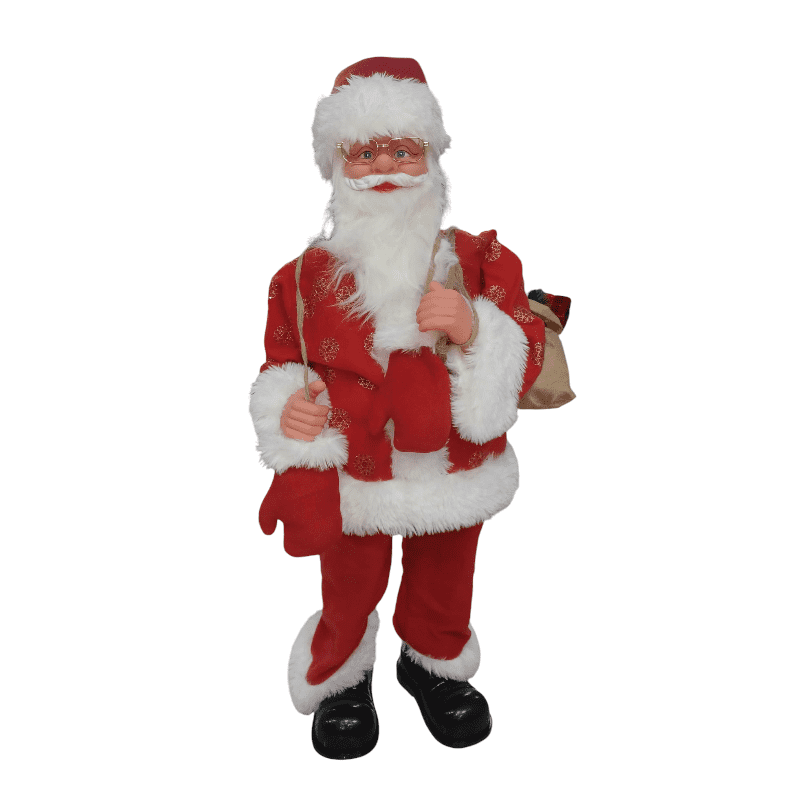 Babbo Natale decorativo con musica e movimento - 2024-02 - 120cm - 715224