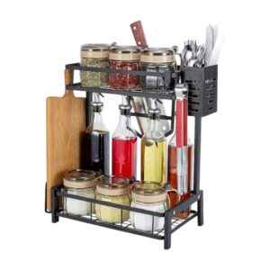 Μεταλλική ραφιέρα οργάνωσης κουζίνας διώροφη - 10850-2 - 718523