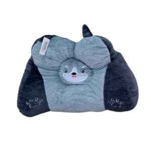 Μαξιλάρι πλάτης λούτρινο - 45cm - 71895 - Blue/Grey