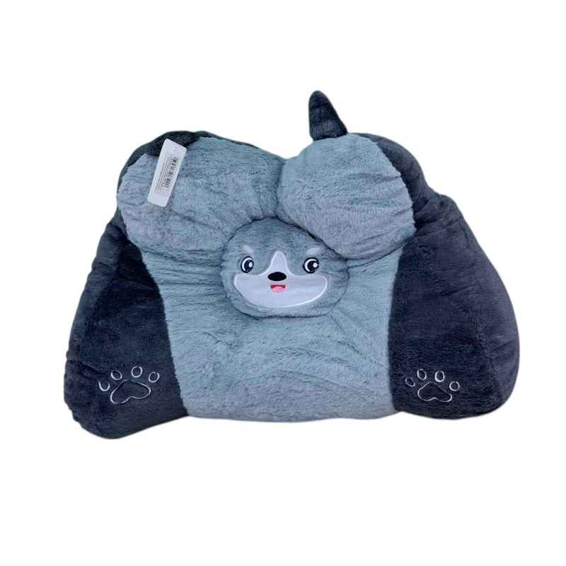 Μαξιλάρι πλάτης λούτρινο - 45cm - 71895 - Blue/Grey