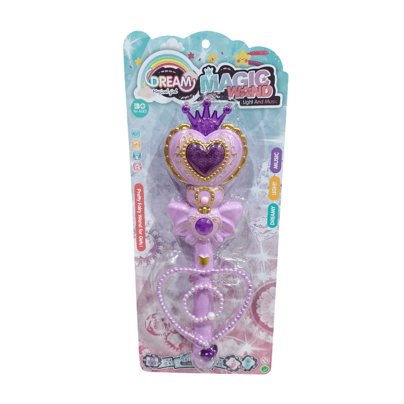 Set bacchetta magica LED con accessori di bellezza - 2768-5 - 730136