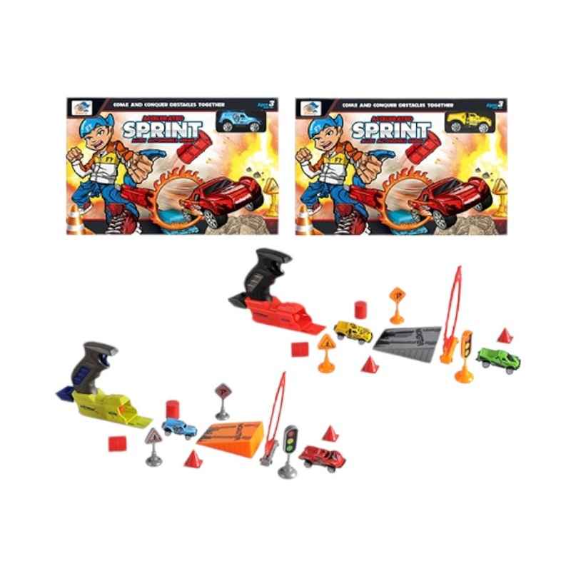 Set lanciatore di auto con accessori - 779-18A - 730321