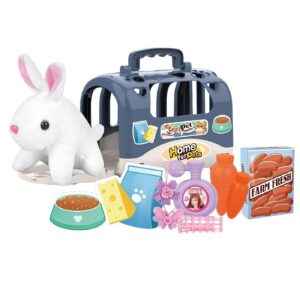 Pet Λαγός σε Τσάντα Ταξιδίου 29x18x13cm ToyMarkt 971334