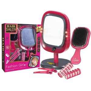 Σετ Ομορφιάς Βούρτσα Καθρέφτης Μπαταρίας 22x26x6cm ToyMarkt 971343