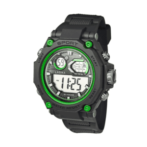 Ψηφιακό ρολόι χειρός - LS9048 - Lasika - 817339 - Black/Green